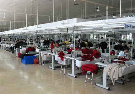 赴欧洲服装厂 床上用品操作工