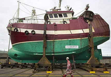 赴欧洲立陶宛造船厂造船工